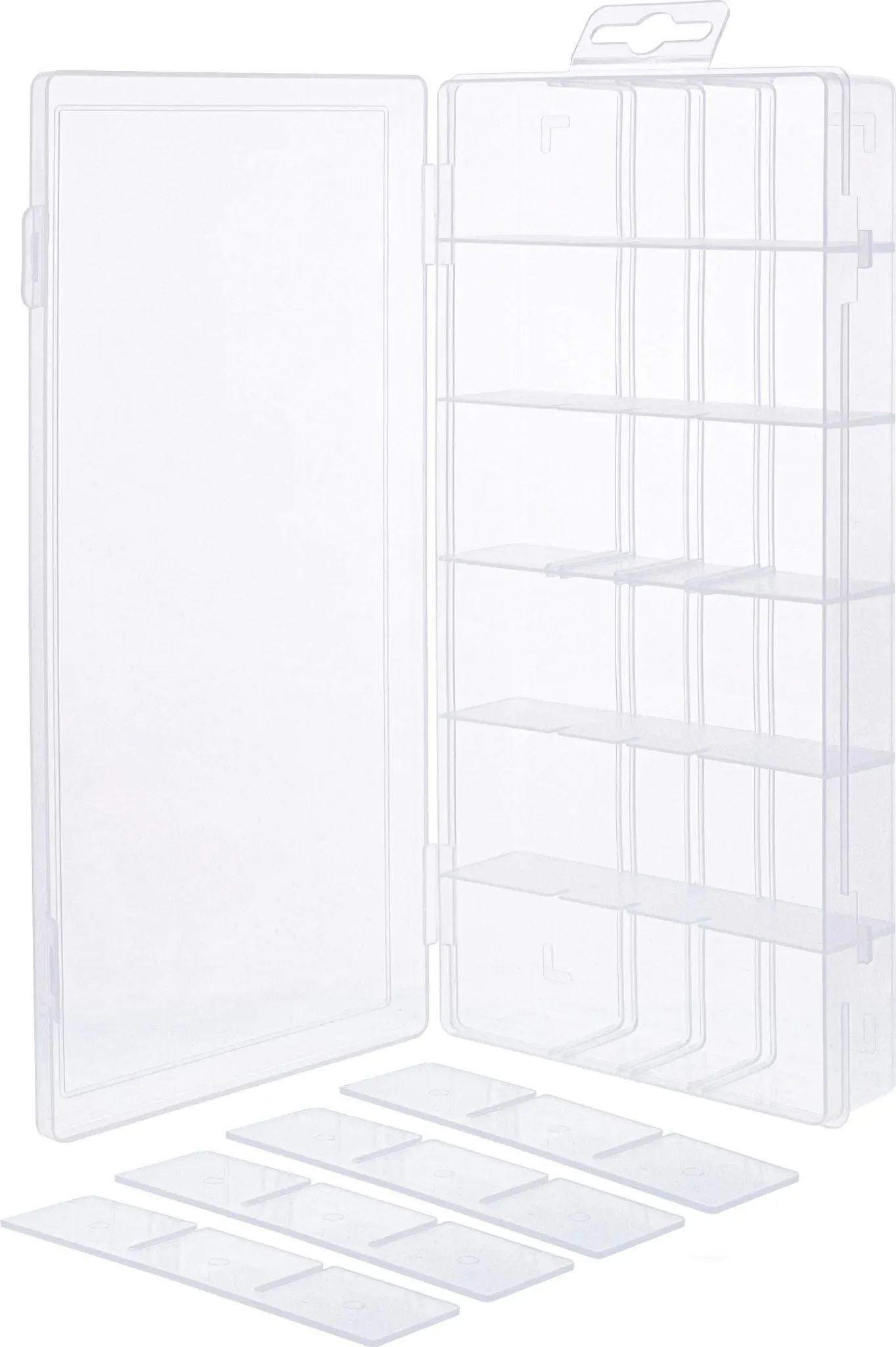 InLine – Kleinteilebox 18 Fächer, Transparent